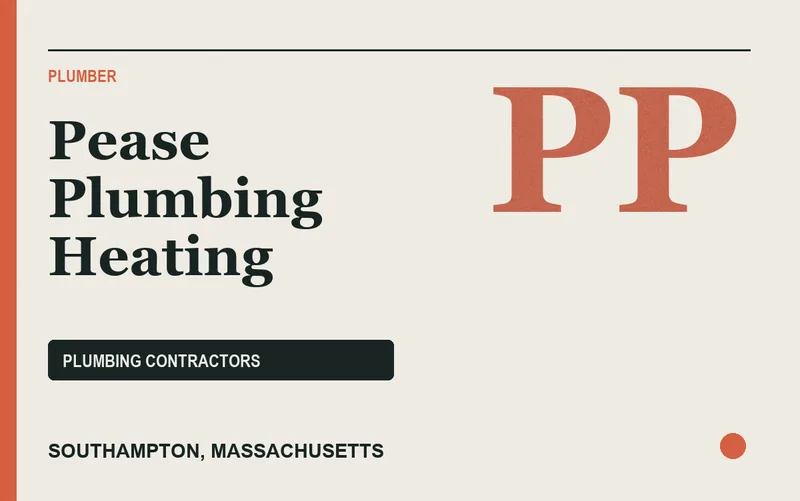 Pease Plumbing Heating in Southampton, Massachusetts