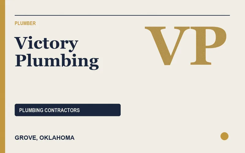 Victory Plumbing in Grove, Oklahoma
