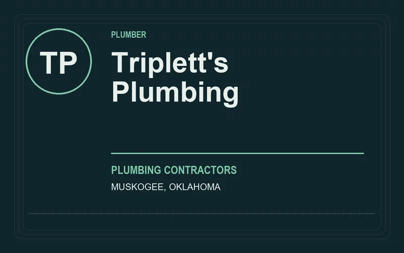 Triplett's Plumbing in Muskogee, Oklahoma