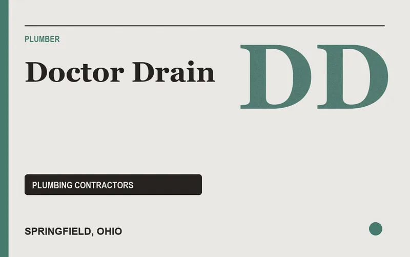 Doctor Drain in Springfield, Ohio