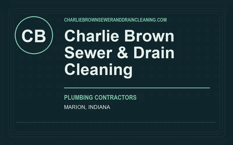 Charlie Brown Sewer & Drain Cleaning in Marion, Indiana