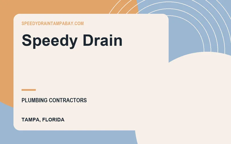 Speedy Drain in Tampa, Florida