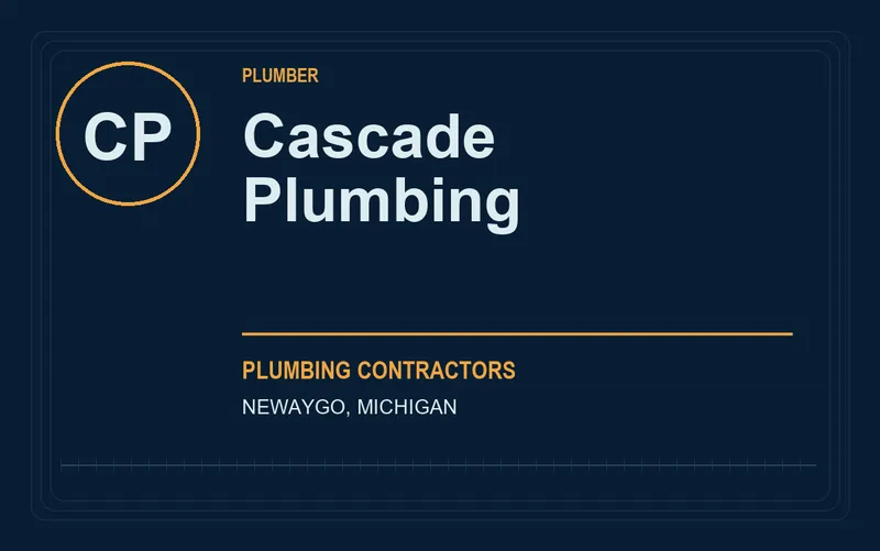 Cascade Plumbing in Newaygo, Michigan