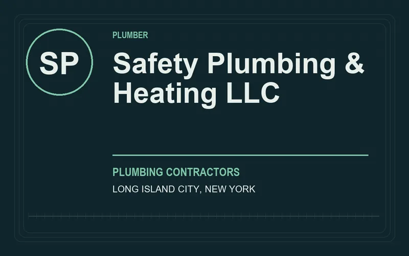 Safety Plumbing & Heating LLC in Long Island City, New York