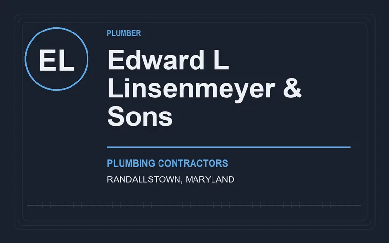 Edward L Linsenmeyer & Sons in Randallstown, Maryland