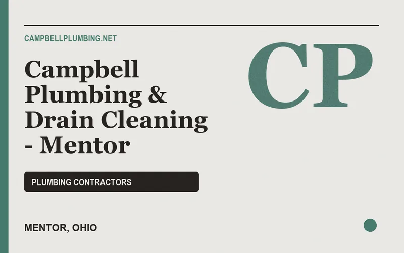 Campbell Plumbing & Drain Cleaning - Mentor in Mentor, Ohio