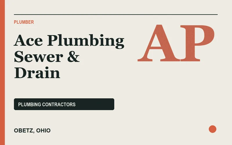 Ace Plumbing Sewer & Drain in Obetz, Ohio