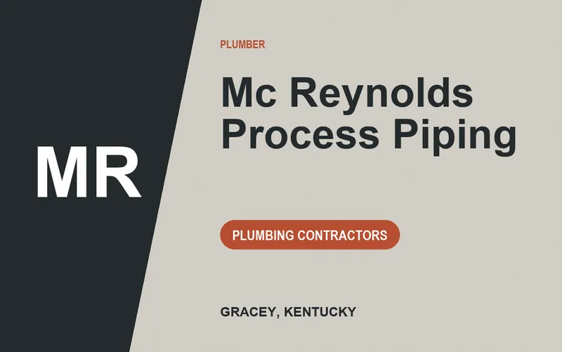 Mc Reynolds Process Piping in Gracey, Kentucky