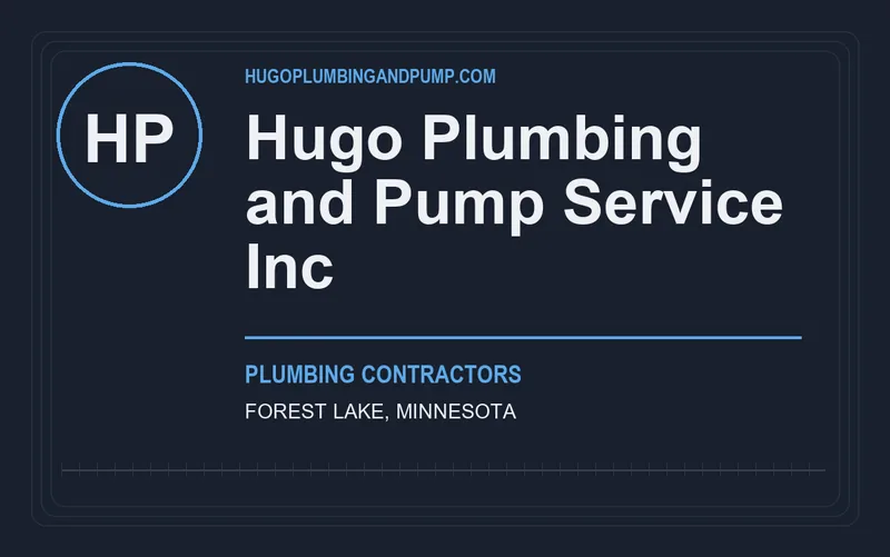 Hugo Plumbing and Pump Service Inc in Forest Lake, Minnesota
