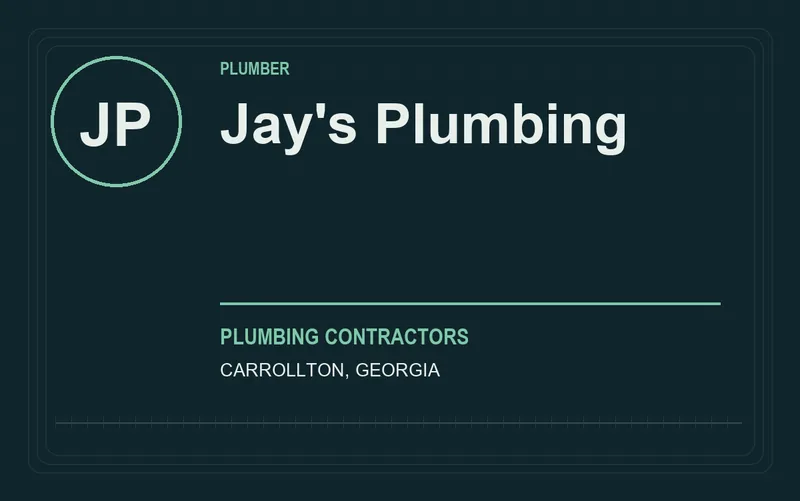 Jay's Plumbing in Carrollton, Georgia