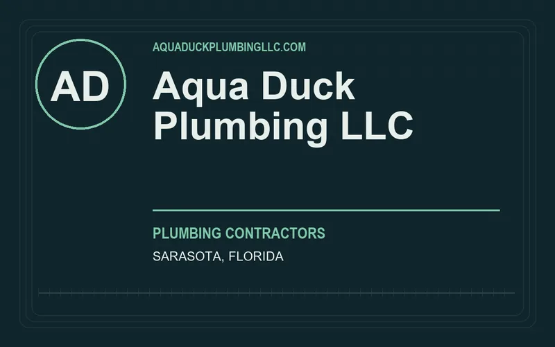 Aqua Duck Plumbing LLC in Sarasota, Florida