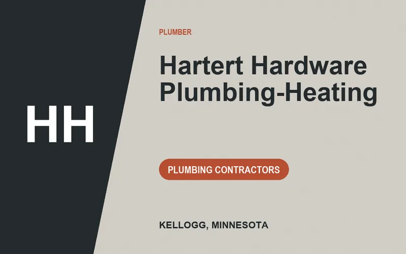 Hartert Hardware Plumbing-Heating in Kellogg, Minnesota