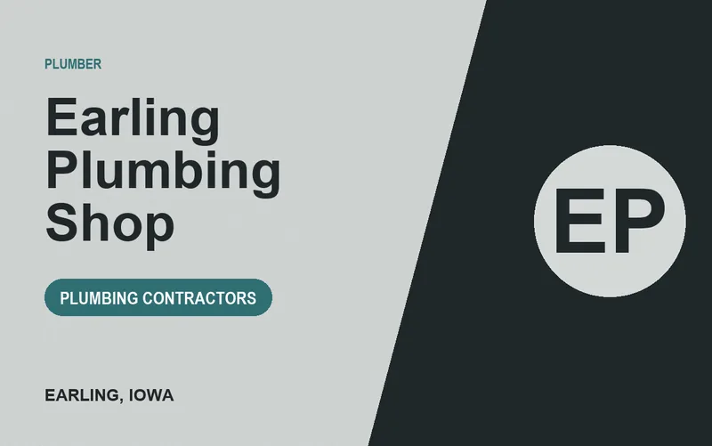 Earling Plumbing Shop in Earling, Iowa