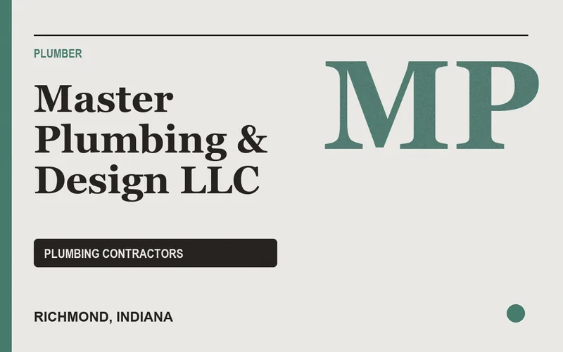 Master Plumbing & Design LLC in Richmond, Indiana