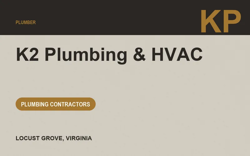 K2 Plumbing & HVAC in Locust Grove, Virginia