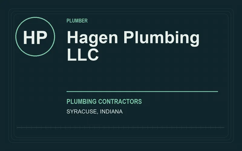 Hagen Plumbing LLC in Syracuse, Indiana