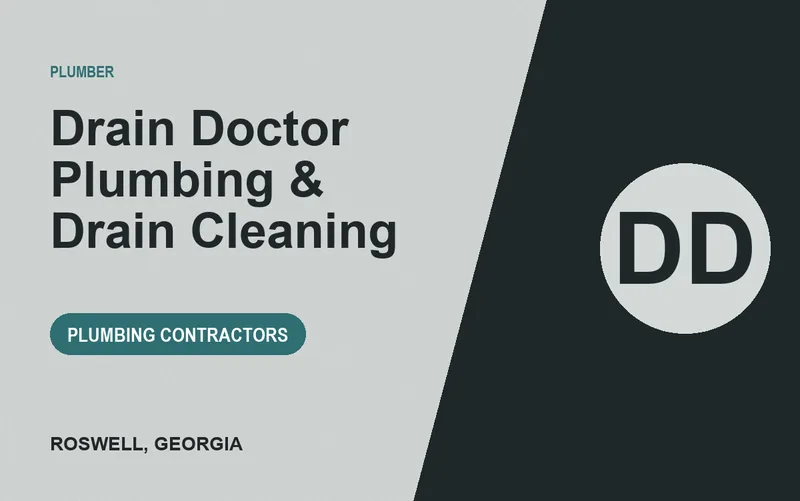 Drain Doctor Plumbing & Drain Cleaning in Roswell, Georgia