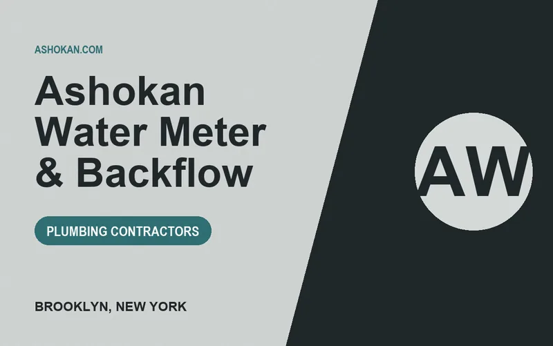 Ashokan Water Meter & Backflow in Brooklyn, New York