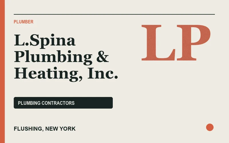 L.Spina Plumbing & Heating, Inc. in Flushing, New York