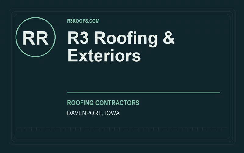 R3 Roofing & Exteriors in Davenport, Iowa