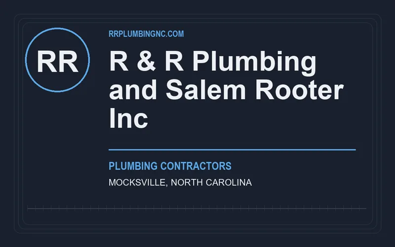 R & R Plumbing and Salem Rooter Inc in Mocksville, North Carolina