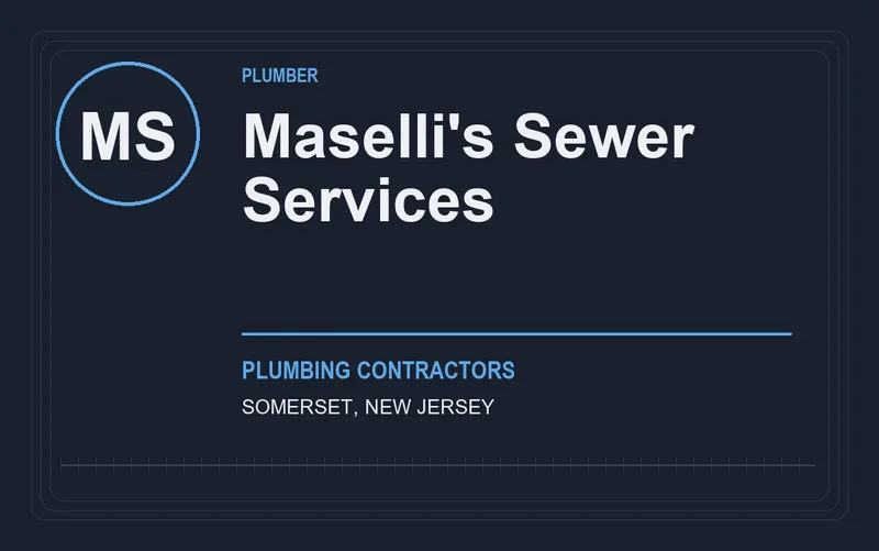 Maselli's Sewer Services in Somerset, New Jersey