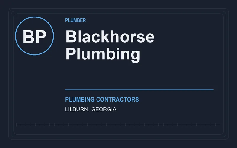 Blackhorse Plumbing in Lilburn, Georgia