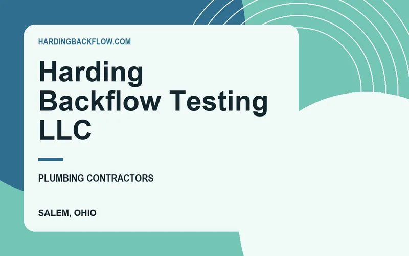 Harding Backflow Testing LLC in Salem, Ohio