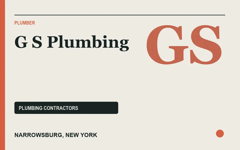 G S Plumbing in Narrowsburg, New York