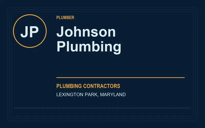 Johnson Plumbing in Lexington Park, Maryland