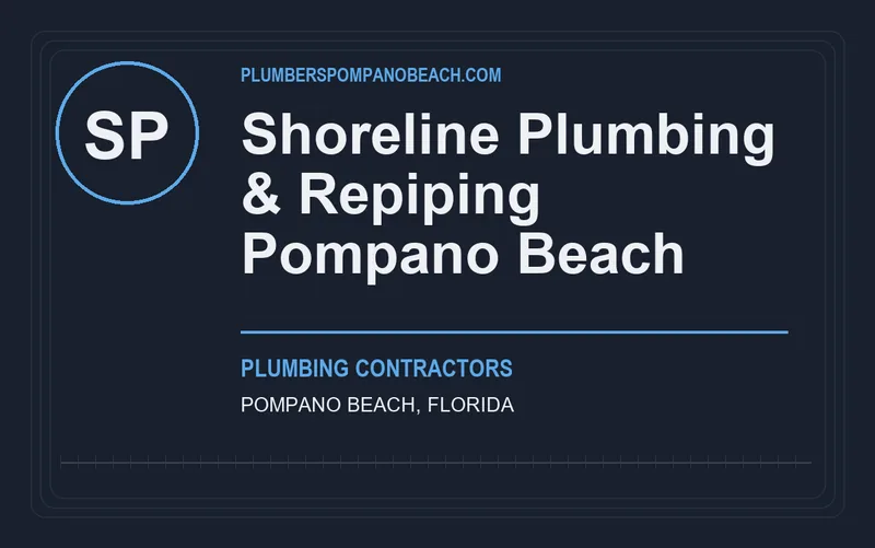 Shoreline Plumbing & Repiping Pompano Beach in Pompano Beach, Florida