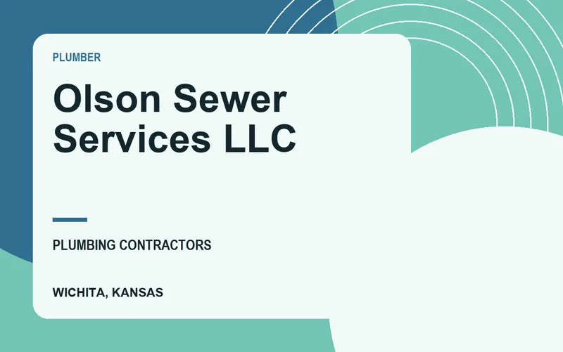 Olson Sewer Services LLC in Wichita, Kansas