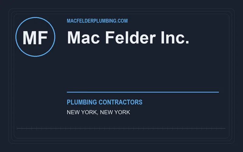 Mac Felder Inc. in New York, New York