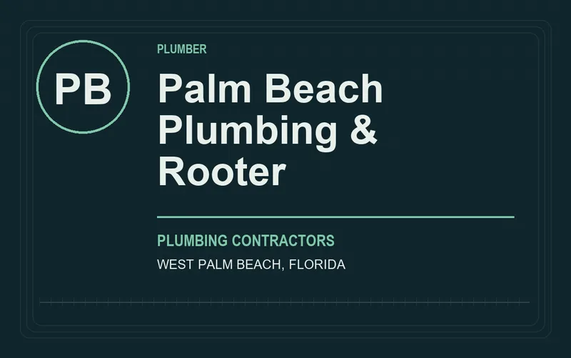 Palm Beach Plumbing & Rooter in West Palm Beach, Florida
