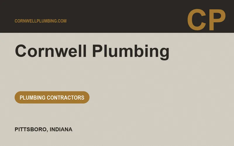 Cornwell Plumbing in Pittsboro, Indiana