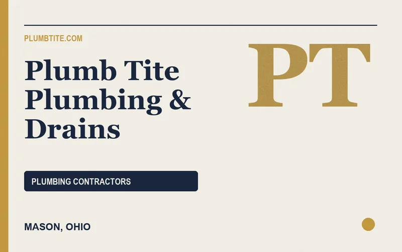 Plumb Tite Plumbing & Drains in Mason, Ohio