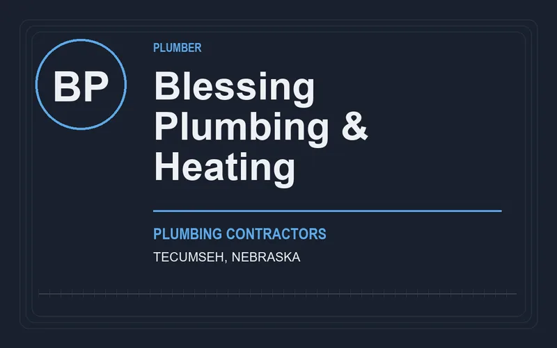 Blessing Plumbing & Heating in Tecumseh, Nebraska