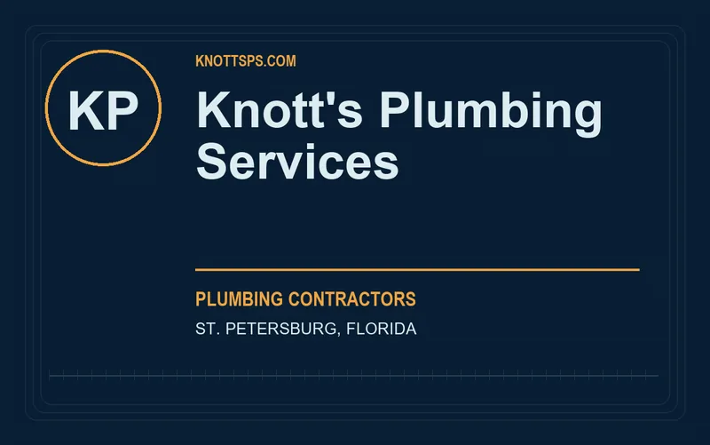 Knott's Plumbing Services in St. Petersburg, Florida