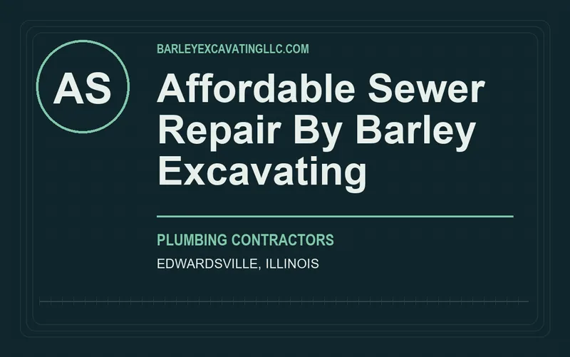 Affordable Sewer Repair By Barley Excavating in Edwardsville, Illinois