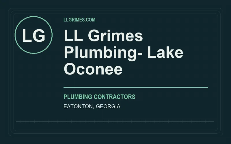 LL Grimes Plumbing- Lake Oconee in Eatonton, Georgia