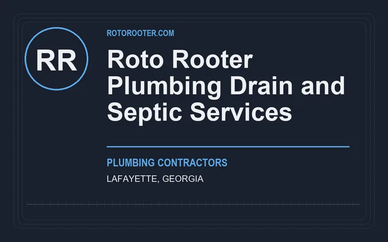 Roto Rooter Plumbing Drain and Septic Services in LaFayette, Georgia