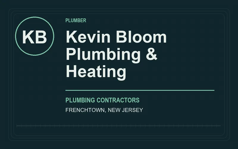 Kevin Bloom Plumbing & Heating in Frenchtown, New Jersey