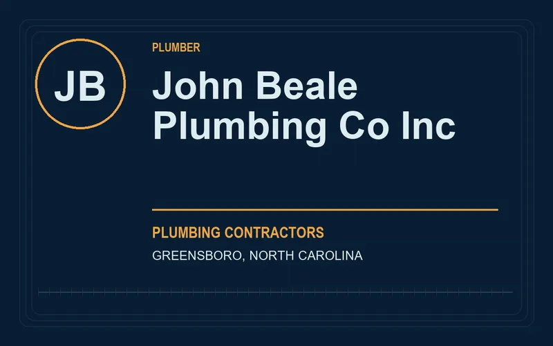 John Beale Plumbing Co Inc in Greensboro, North Carolina
