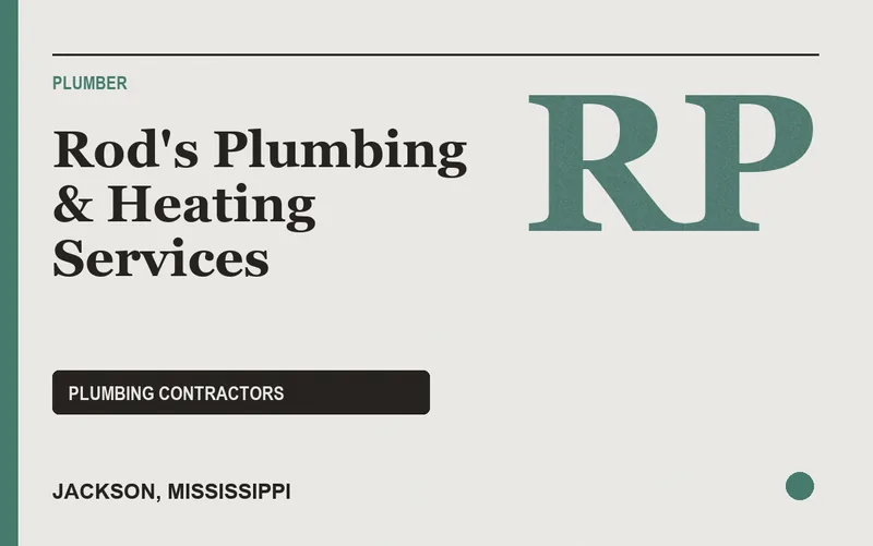 Rod's Plumbing & Heating Services in Jackson, Mississippi