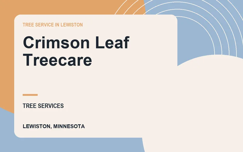 Crimson Leaf Treecare in Lewiston, Minnesota