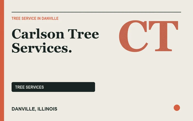 Carlson Tree Services. in Danville, Illinois