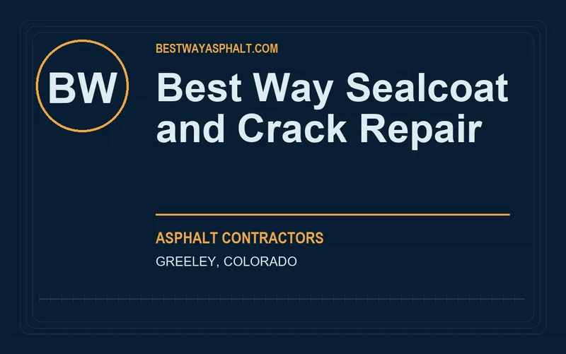 Best Way Sealcoat and Crack Repair in Greeley, Colorado