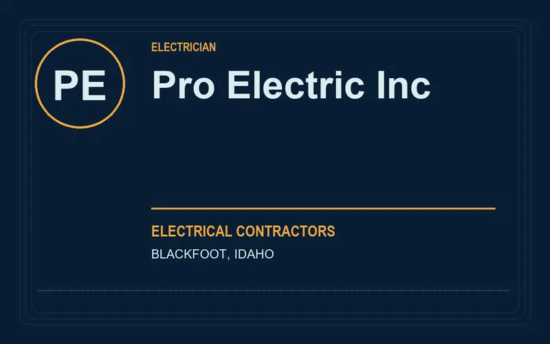 Pro Electric Inc in Blackfoot, Idaho