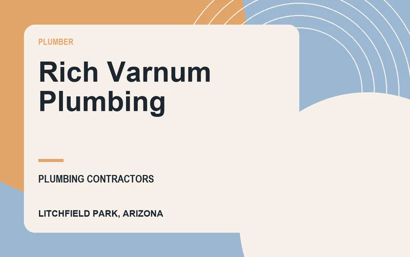 Rich Varnum Plumbing in Litchfield Park, Arizona