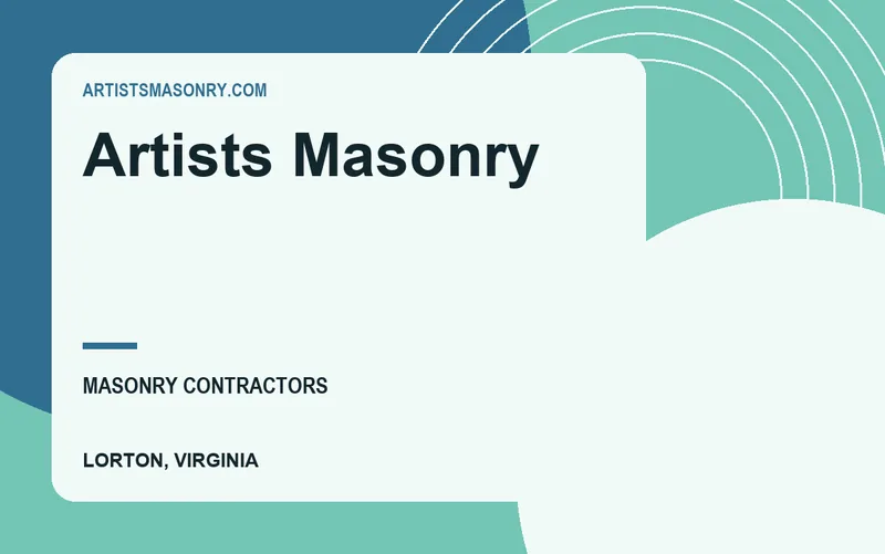 Artists Masonry in Lorton, Virginia